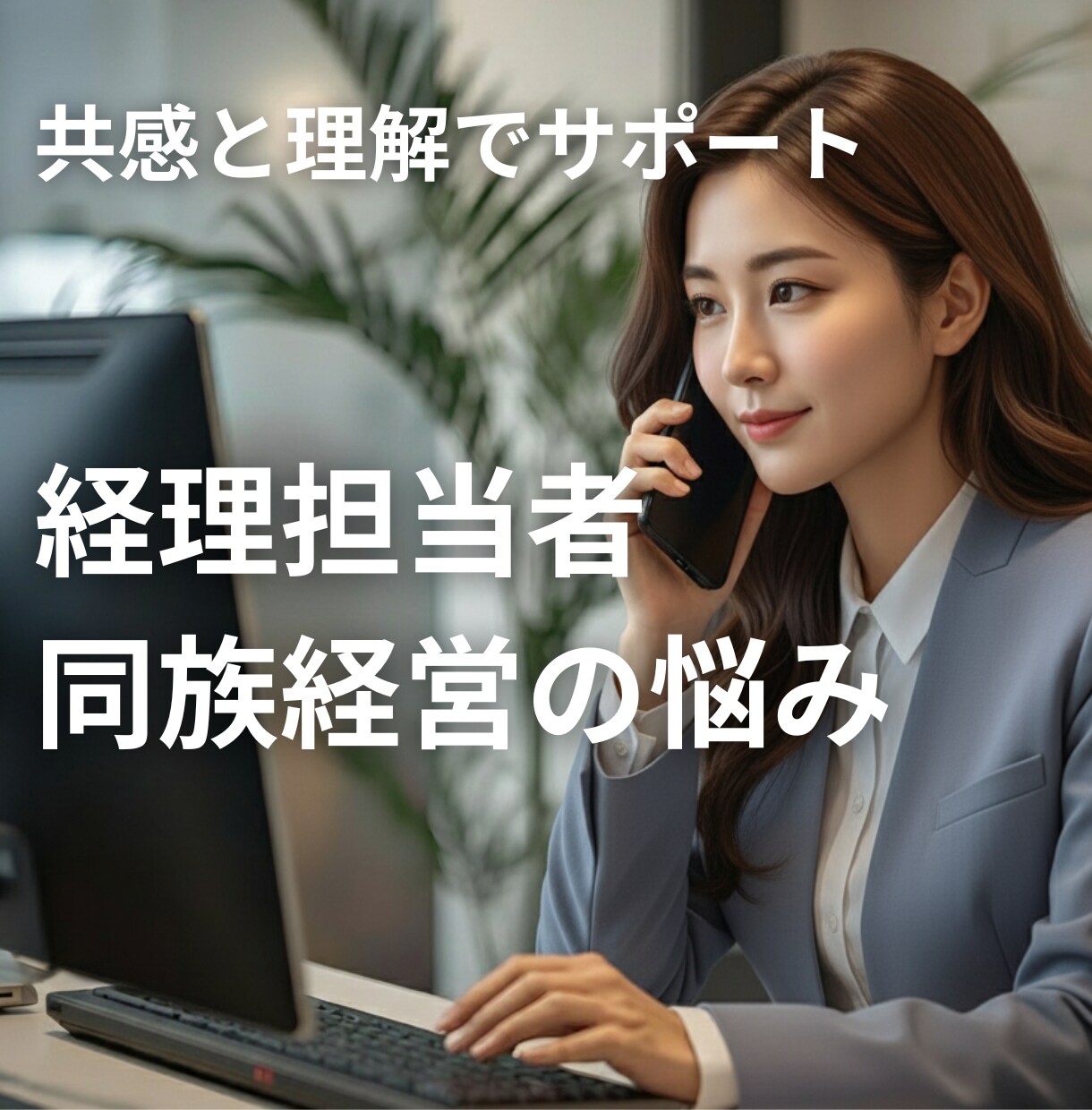 現役経理担当者が心に寄り添います ｜経理職・同族経営のお悩みを実務経験でサポート イメージ1