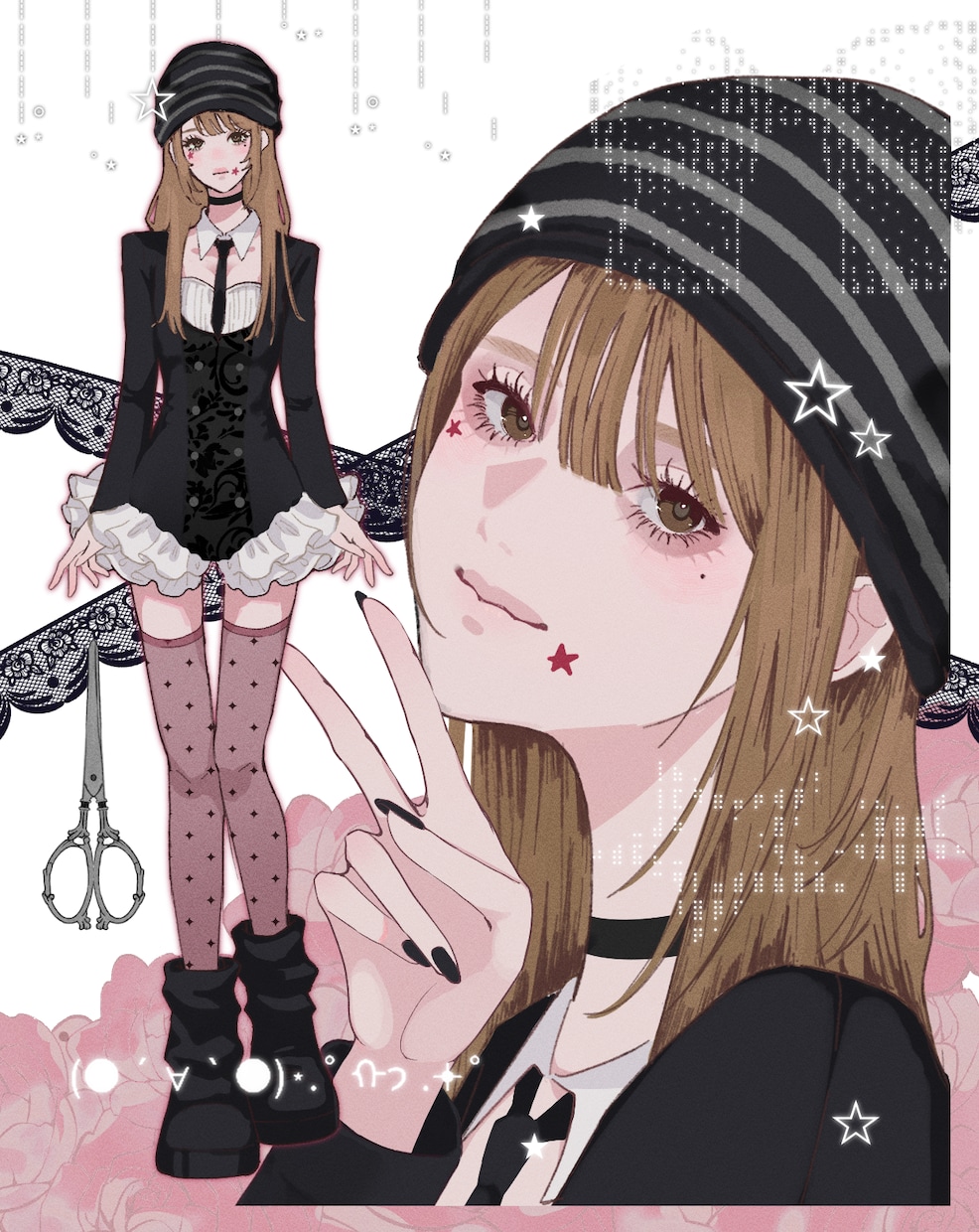 イラスト・アイコンを制作します 可愛い女の子を得意としています イメージ1