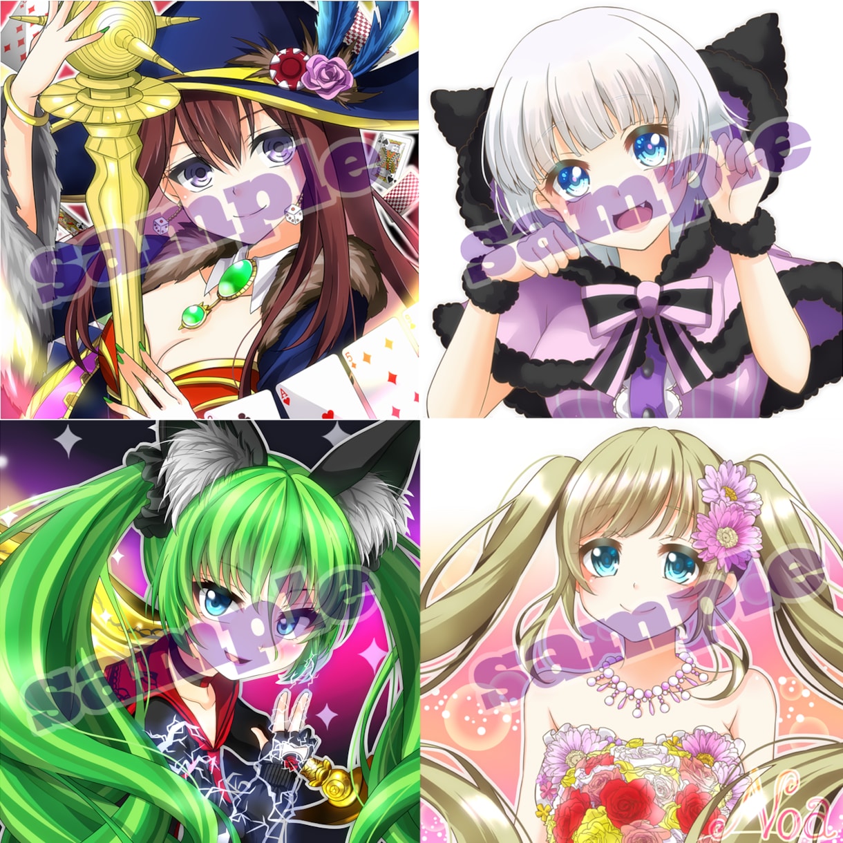 各種ＳＮＳで使えるアイコン作成致します 女の子のイラスト描いてほしい方にぜひ！ イメージ2