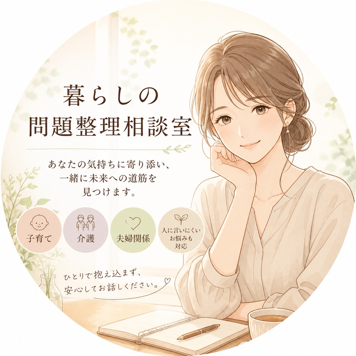子育て・介護・夫婦間のお悩み整理をお手伝いします スピリチュアルや心理の視点から問題が起きる理由を探ります イメージ1