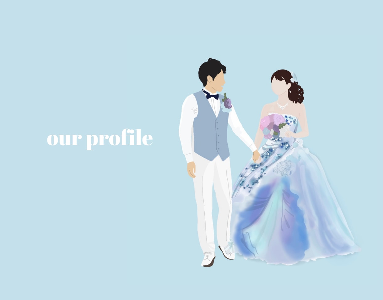 写真からウェディングイラスト作成します ウェディングアイテムや結婚祝いに♡ イメージ3