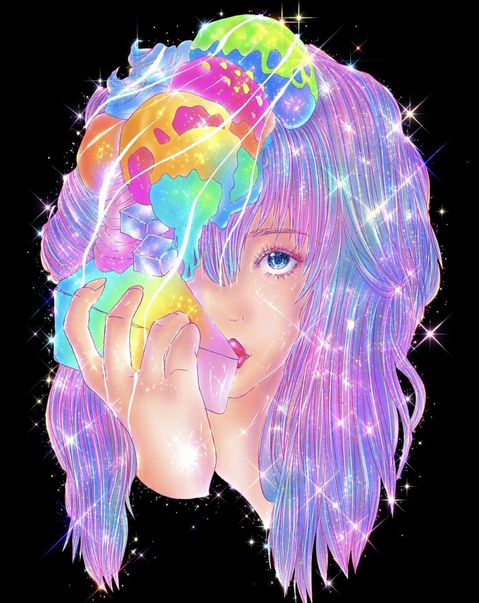 現役ドレスデザイナーがポップなイラストお描きします ⭐︎カラフルで可愛い世界にひとつのイラストをあなたに⭐︎ イメージ3