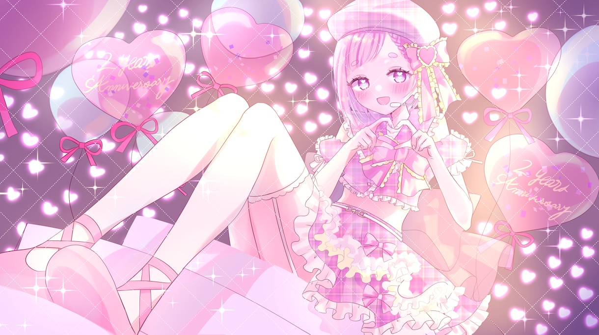 商用利用込❁⃘ふんわり可愛いイラスト描きます 無料であなただけのカワイイ衣装デザインします（ご希望者のみ) イメージ3