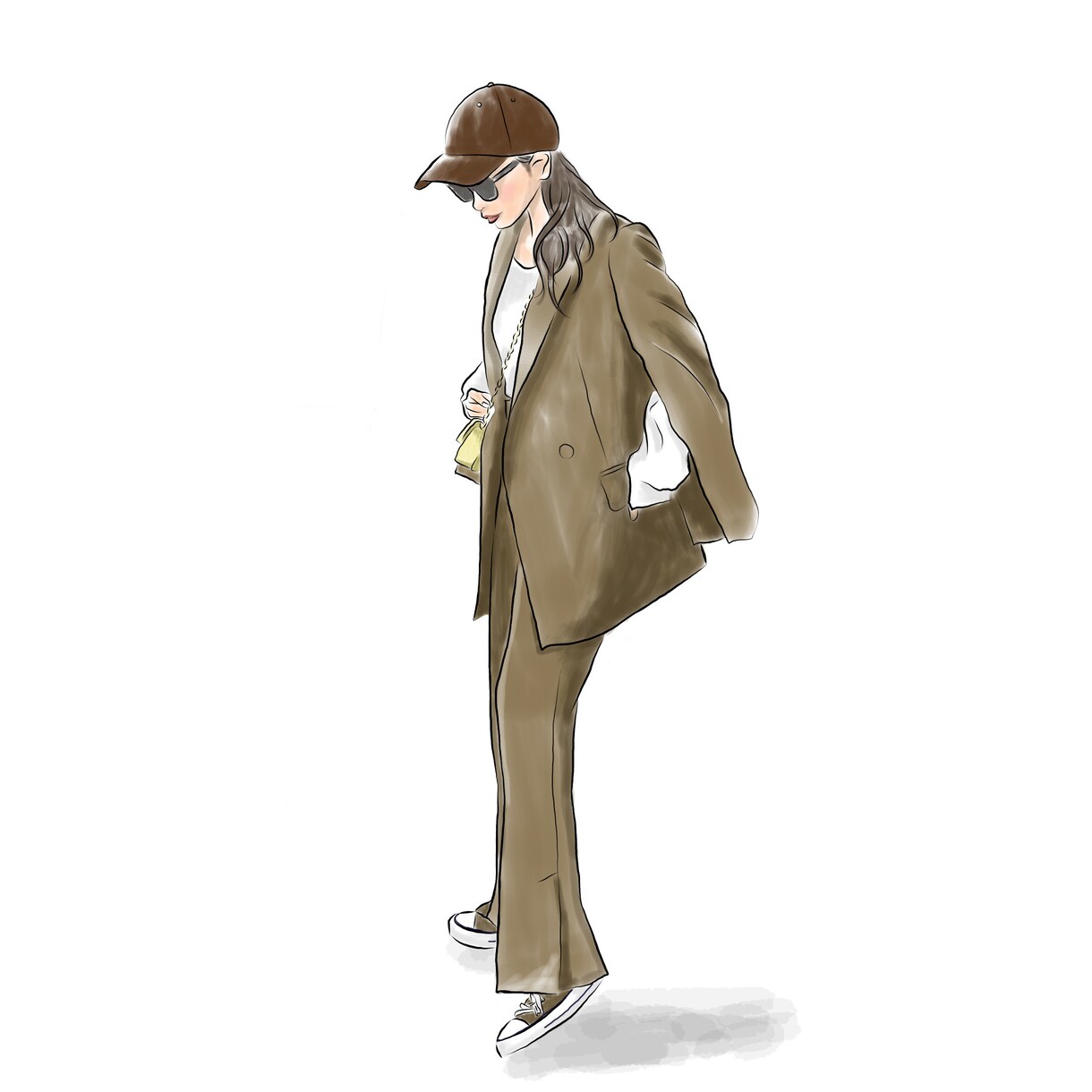 元アパレルデザイナーがお洒落なイラスト描きます インスタ、アイコン、挿絵用、イメージをイラストに致します。 イメージ10