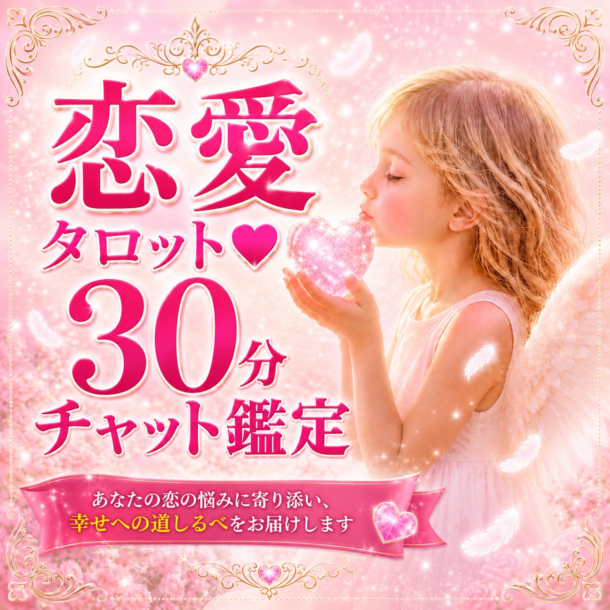 今だけ値下げ⭐️質問し放題30分チャットで視ます ♡お相手の気持ちや現状を知りたい方♡お電話に抵抗のある方… イメージ1