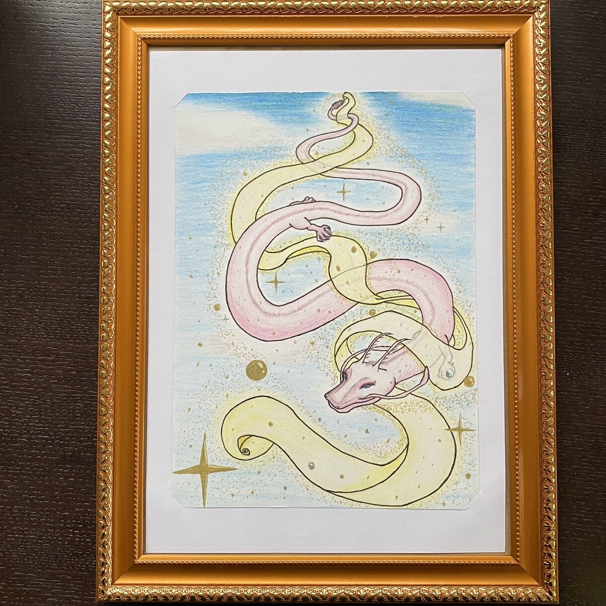 あなたのドラゴン(龍)をA4サイズで描きます 鑑賞用、プレゼント、お祝い事にもオススメ！真心こめて丁寧に イメージ10