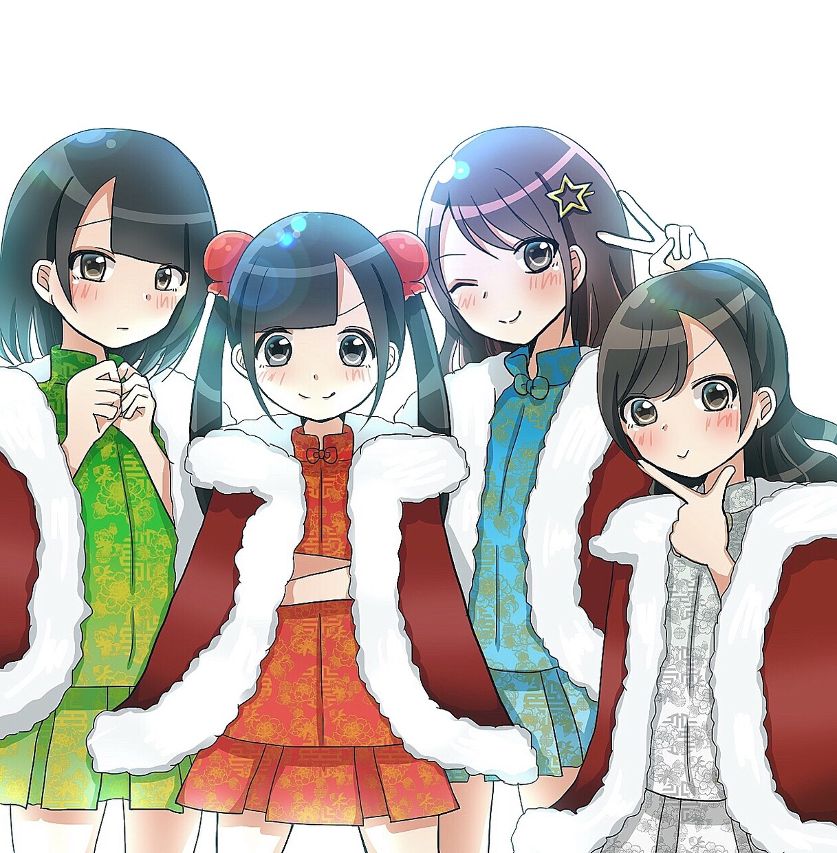 きらきらした女の子のイラスト描きます かわいい女の子限定になります！ イメージ5