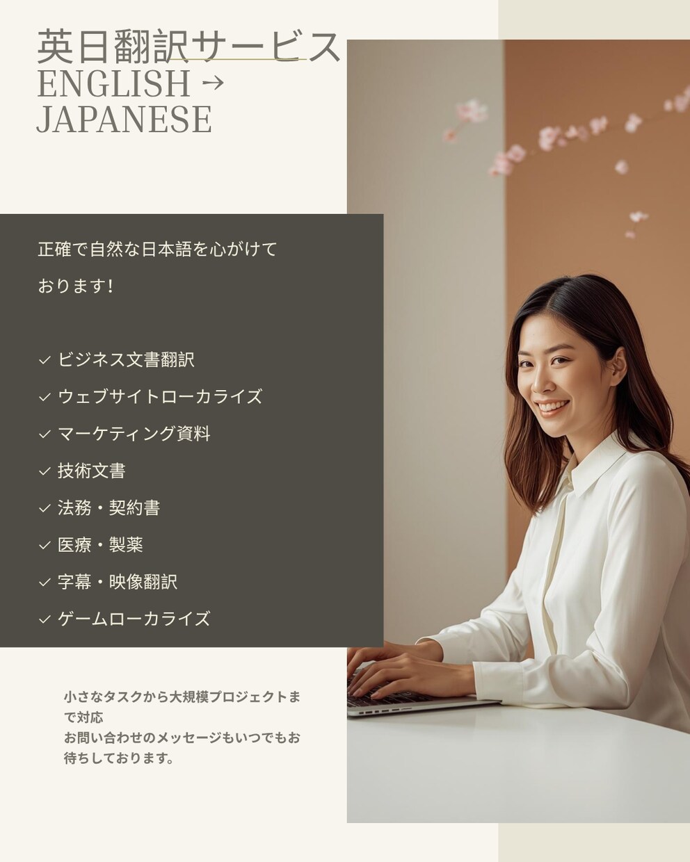 英語文書を自然に日本語に翻訳します 正確で読みやすい日本語に仕上げます イメージ1