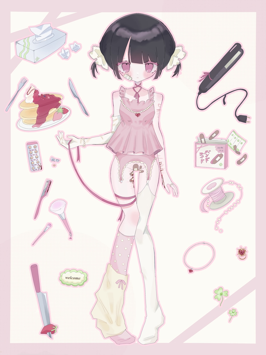 イラストを描きます ♡甘くてかわいくて危ない、そんな女の子のイラストを描きます♡ イメージ3