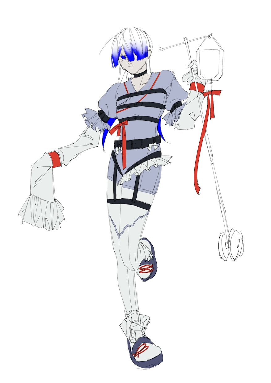 オリジナルキャラクターを制作いたします 衣装デザインだけでも！シンプルなデザインに一癖！ イメージ4