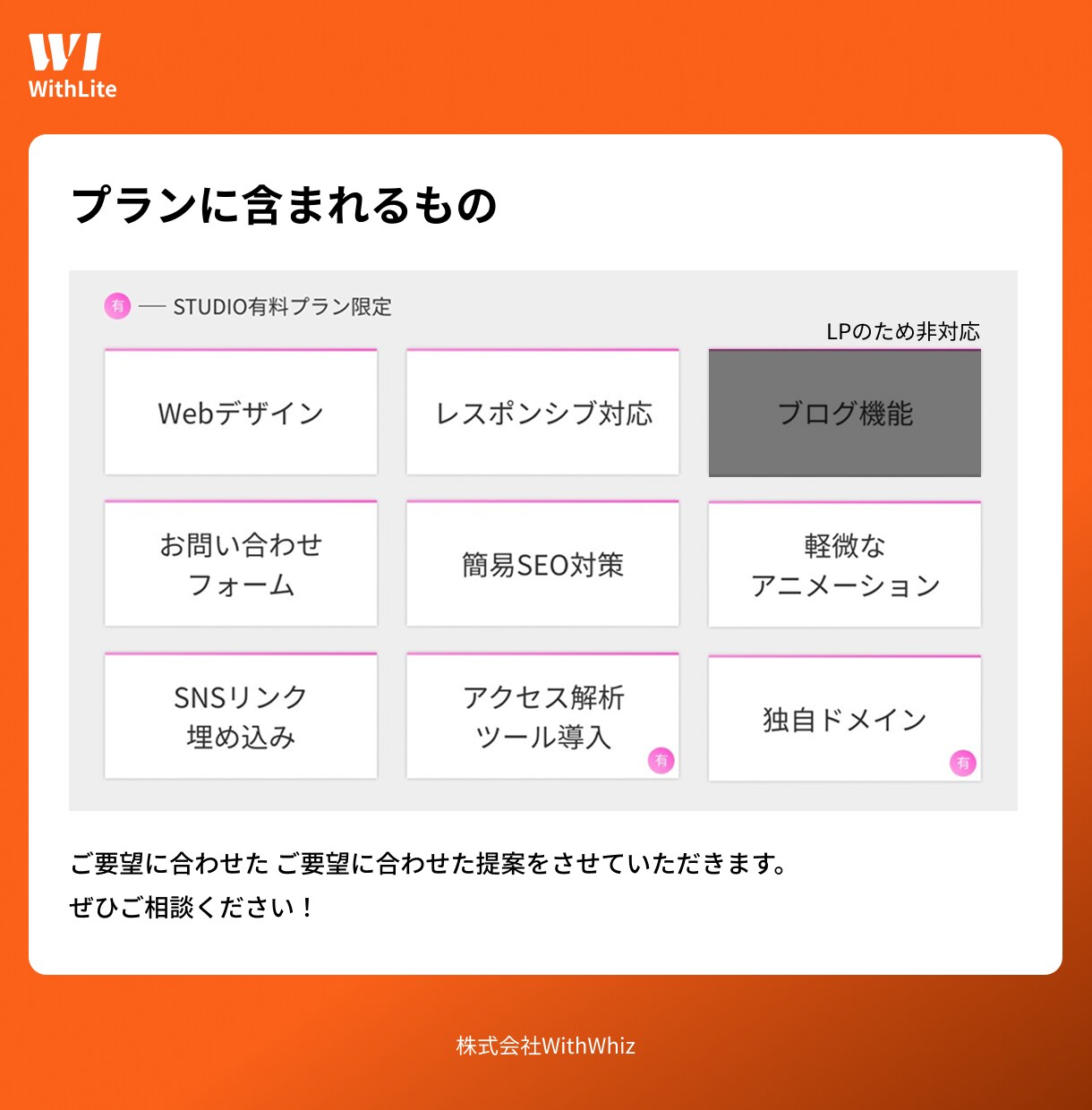 格安・短納期で高品質なLPを制作します Studioで格安・短納期を実現！ イメージ4