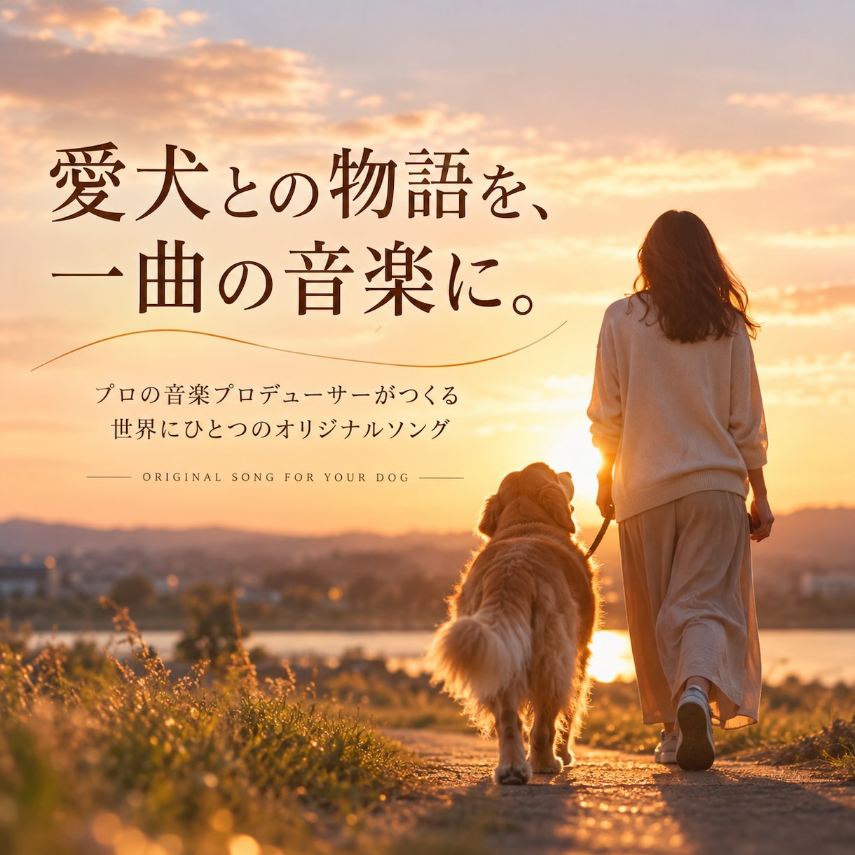 愛犬（ペット）との物語を世界にひとつの歌にします 音楽ディレクターが2つの楽曲から大切な一曲を届けます イメージ1