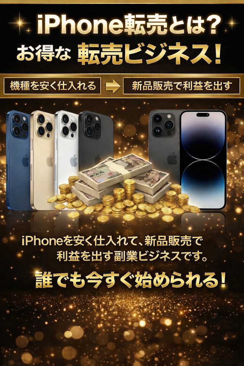 iPhone転売で利益を出す裏技教えます 初心者でも理解しやすい、利益の出し方を丁寧に解説します イメージ4