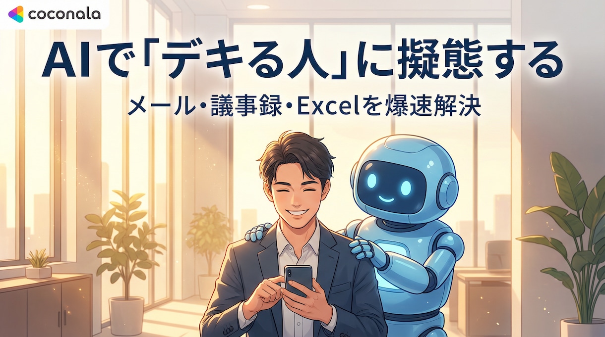 若手向け「デキる社員」擬態支援します 難しいメールも議事録も。AIを味方につけて評価を上げよう イメージ1