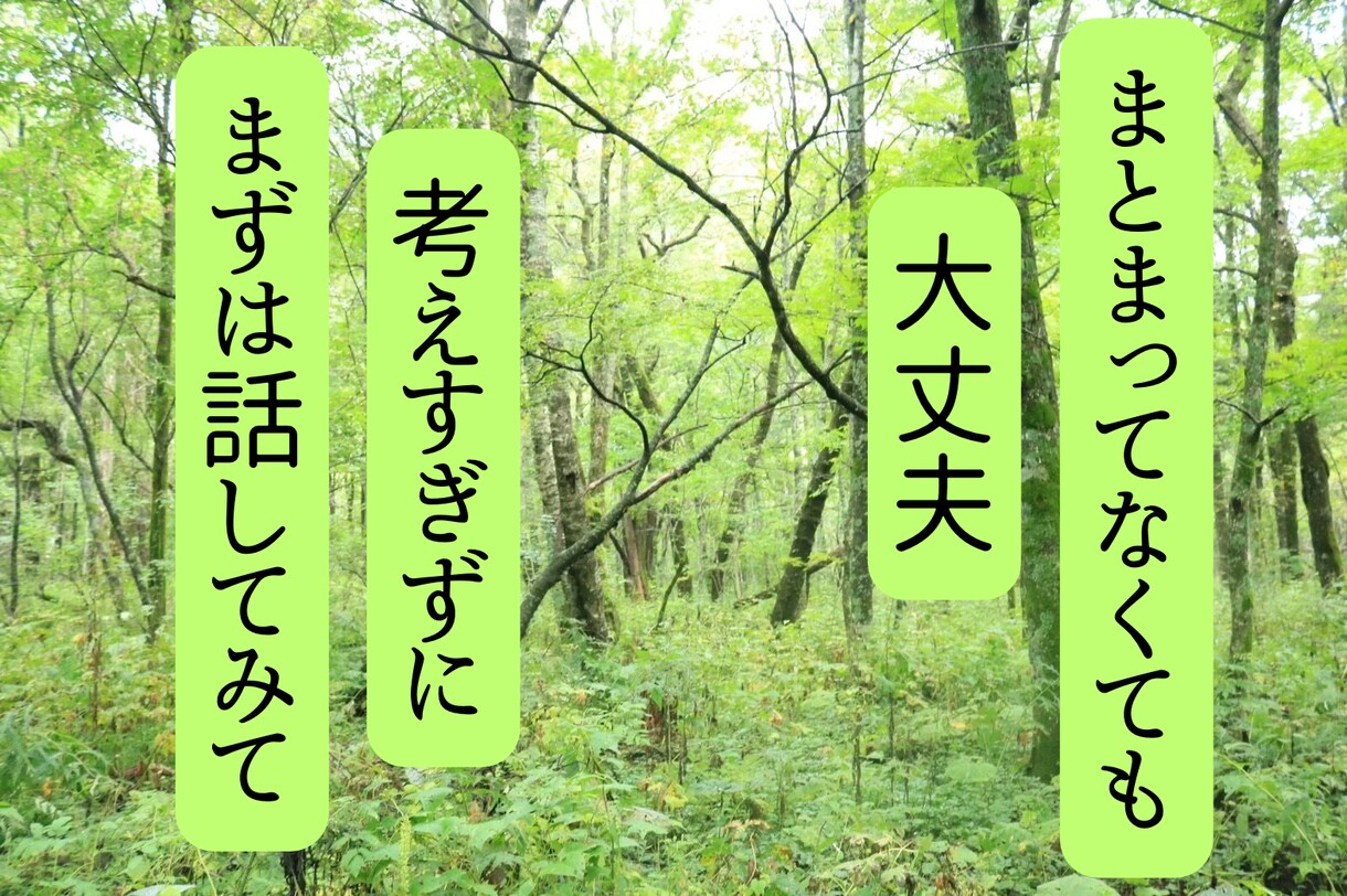本当の答えはあなたの中に。心の整理、お手伝いします うまく言えなくても大丈夫。ありのままを受け止めます。 イメージ3