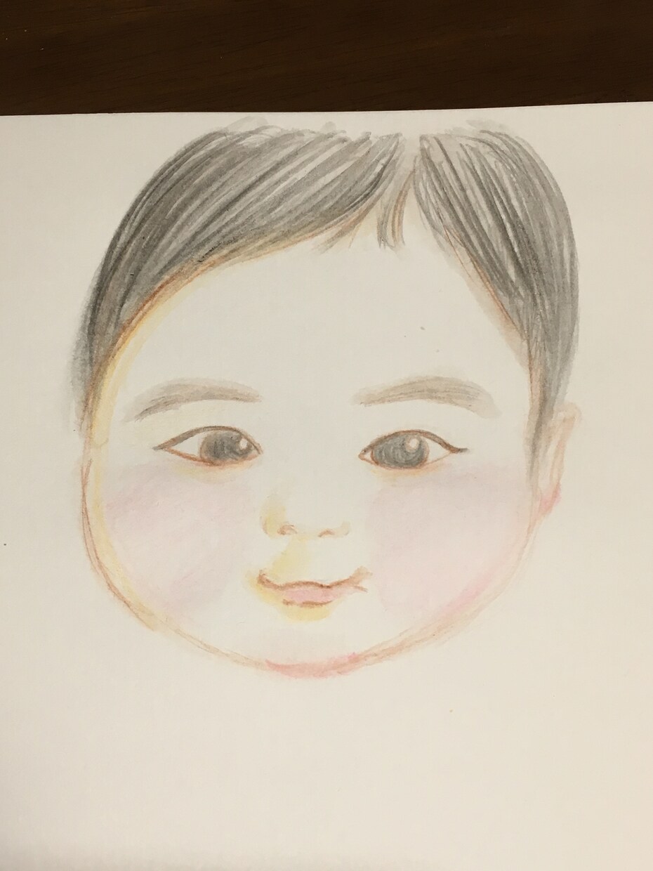 水彩鉛筆で似顔絵を描きます 結婚式や誕生日などお祝いごとのプレゼントに イメージ1