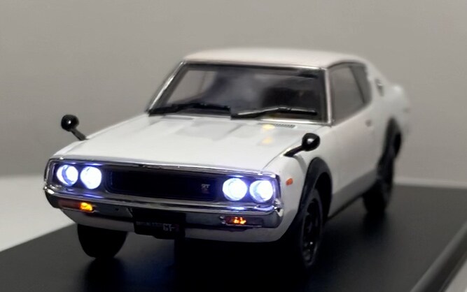 ミニカーにLED電飾します ウインカー点滅やリモコン操作も可能です!! イメージ1