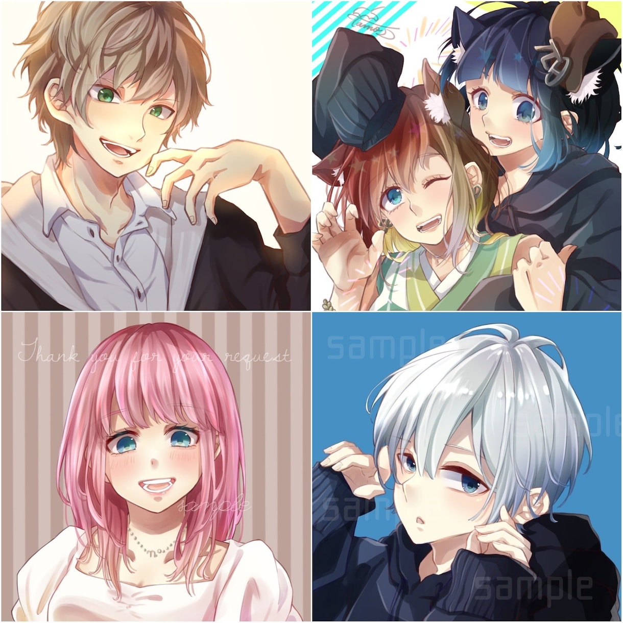 YouTube MV、アイコン、1枚絵等制作します 声・曲・雰囲気に合わせてあなたの魅力を最大限UPするお手伝い イメージ3