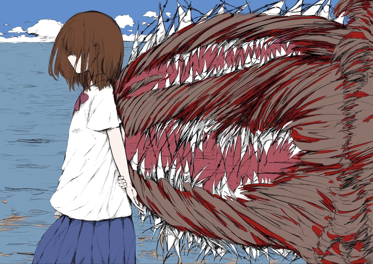 幅広い用途で他に無いイラストを描きます 商用OK！他には無い絵柄、世界観で女の子やモンスター描きます イメージ2