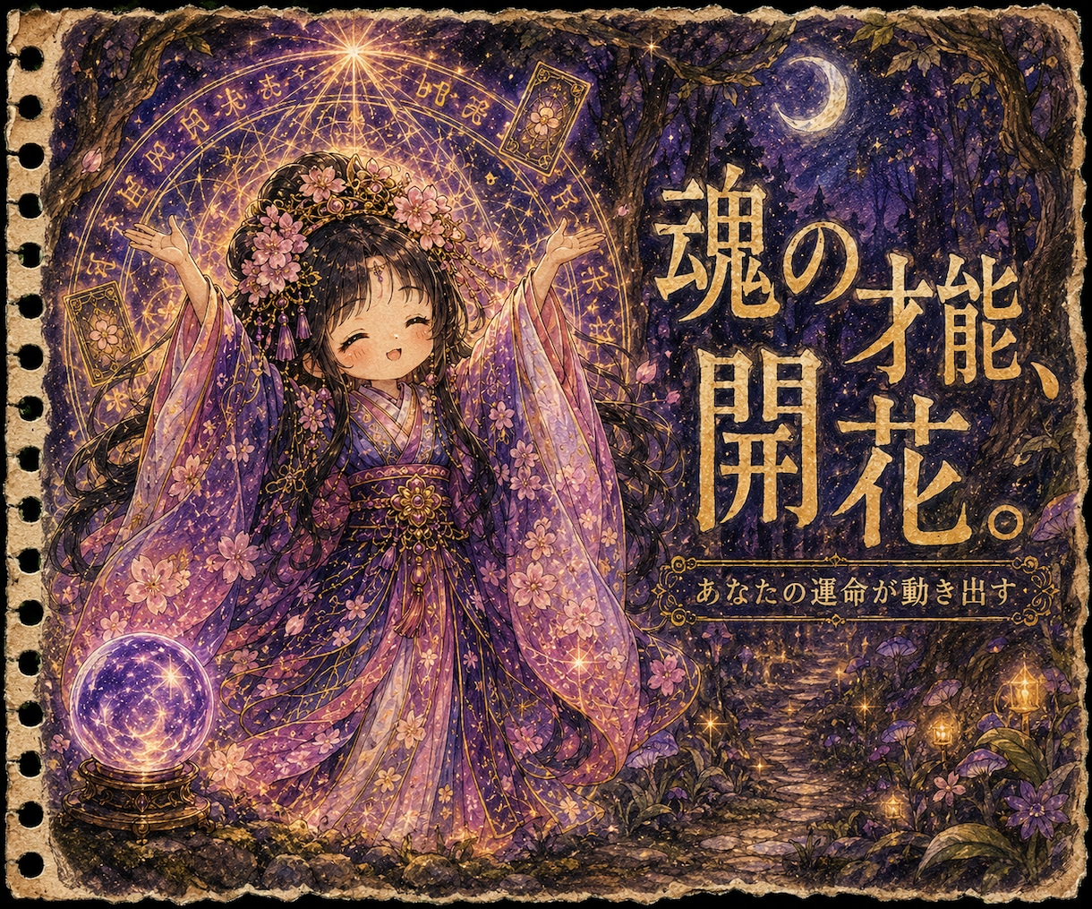 占い師の才能を過去世と守護霊の霊視で診断します 魔女・巫女・聖職者・僧侶、魂に刻まれた才能を鑑定します。 イメージ5