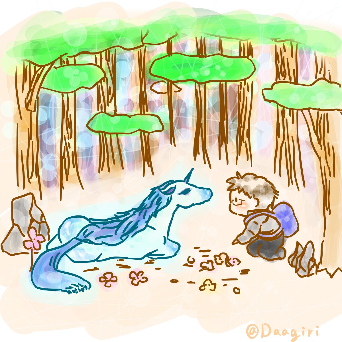 デジタルイラストを書きます ほんわかイラストを貴方にお届けします イメージ2
