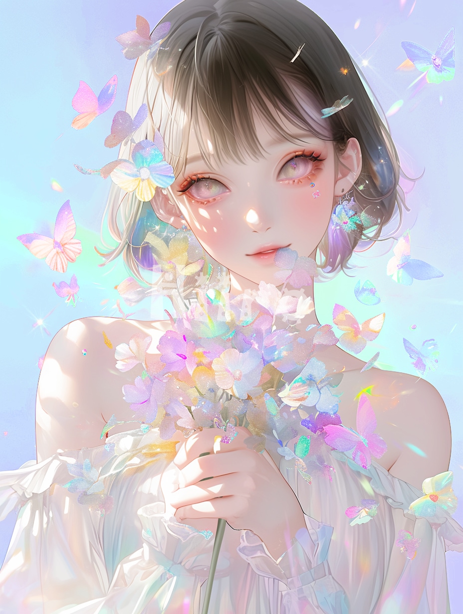 共感覚で感じた“あなたの色”を花束artで届けます お名前から感じ取った“あなたの色”をAIartでお届けします イメージ4