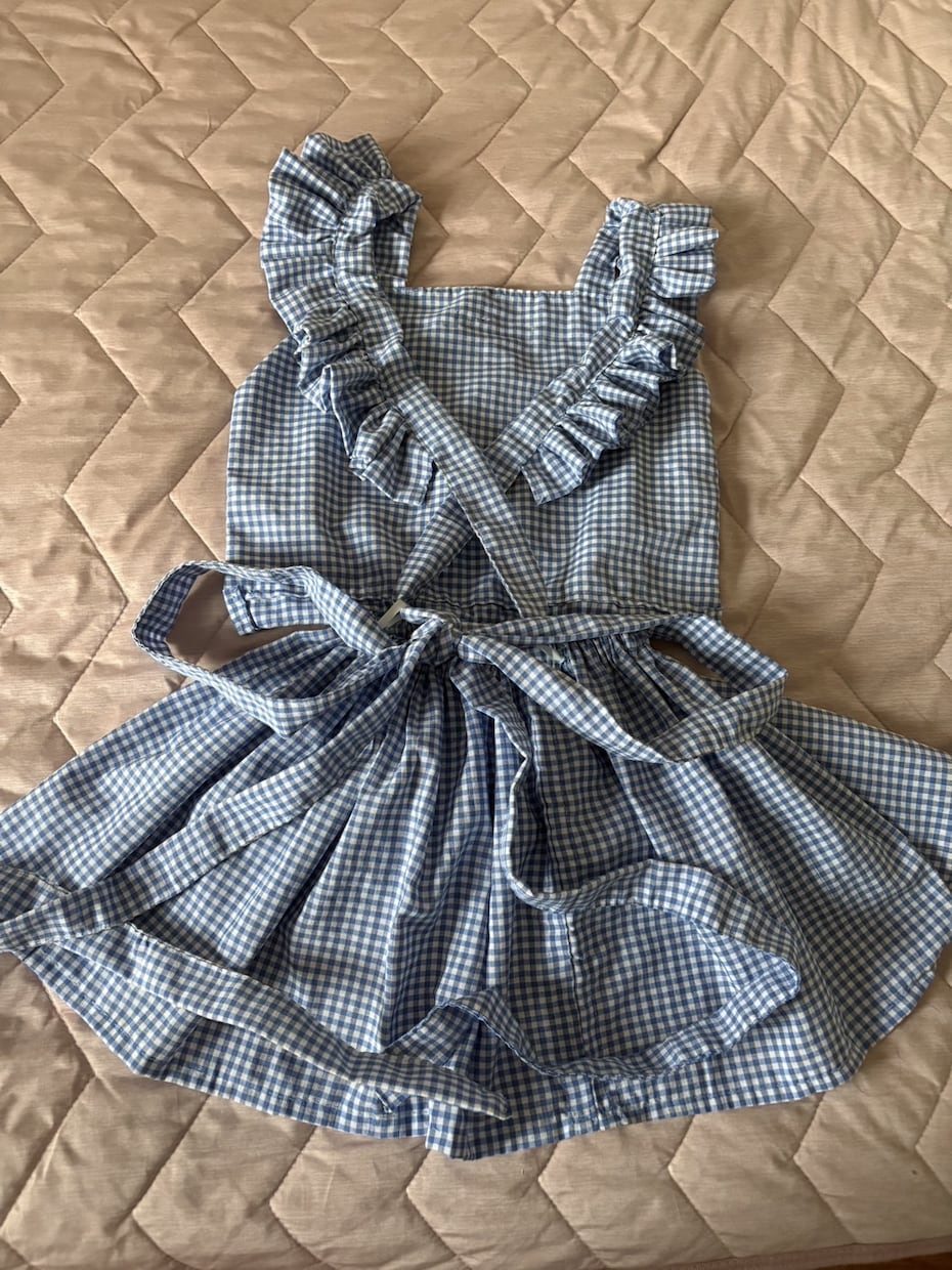 子供向け！可愛いエプロンやスカートお作り致します 子供向けの可愛いエプロンをお作り致します！色の指定OK イメージ3