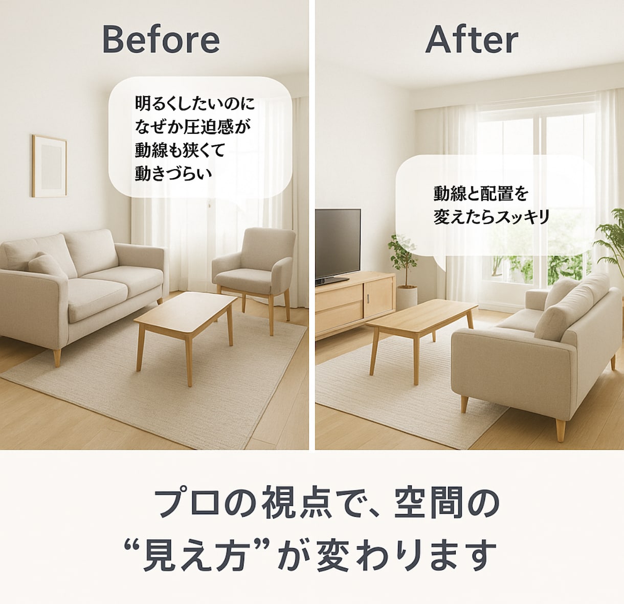 おしゃれで快適！家具配置＆インテリア提案します 現役建築士が理想のインテリアを、家具配置から丁寧に提案します イメージ8
