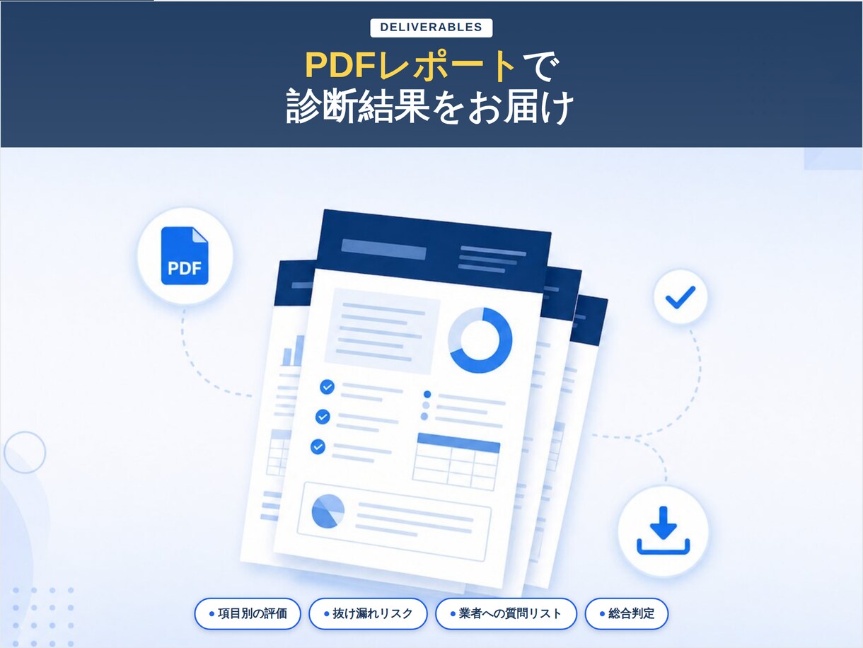 発注前の見積もりチェック！相場を診断します LP・HP制作の発注前に｜抜け漏れと割高項目を指摘 イメージ3