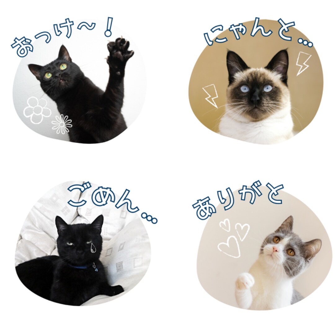 お写真でLINEスタンプ制作します お子さま、ビジネス、ペットなど！あなたの思い出を形に イメージ2