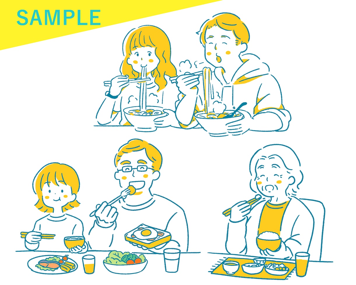 シンプルで可愛い！伝わる商用イラストを描きます 商用利用可能な高品質イラストを安い価格で提供します イメージ6