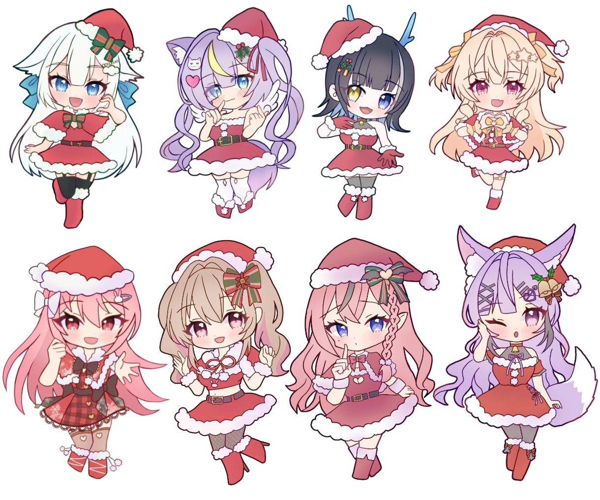 最高にかわいいSDミニキャラ立ち絵お描きします 商用利用料込み5000円～！！とびきり可愛いSDかきます！ イメージ2