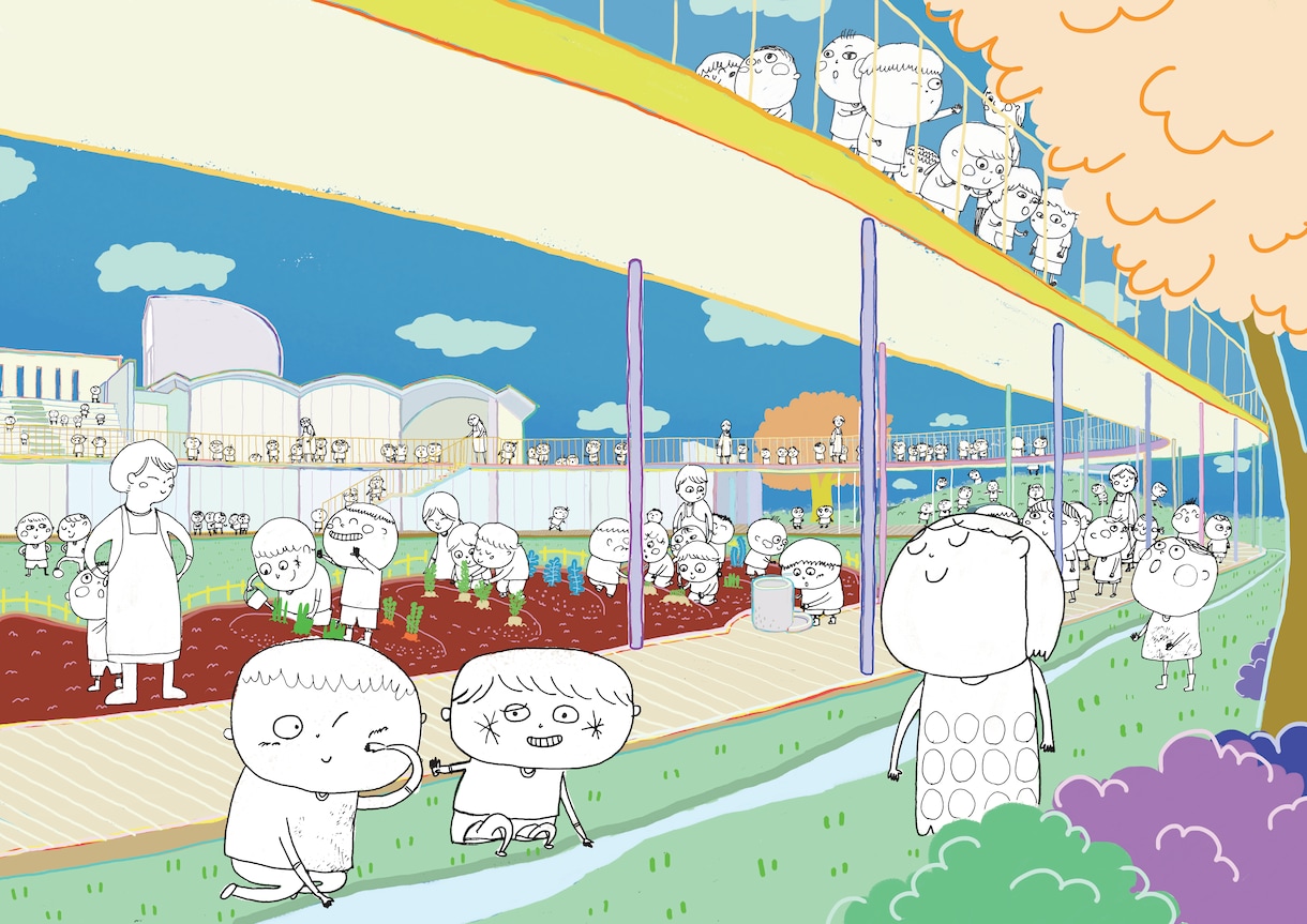 個性派イラスト（カラー）でプレゼンを引き立てます 【現役2級建築士による、建築のイラストパース作成サービス】 イメージ5