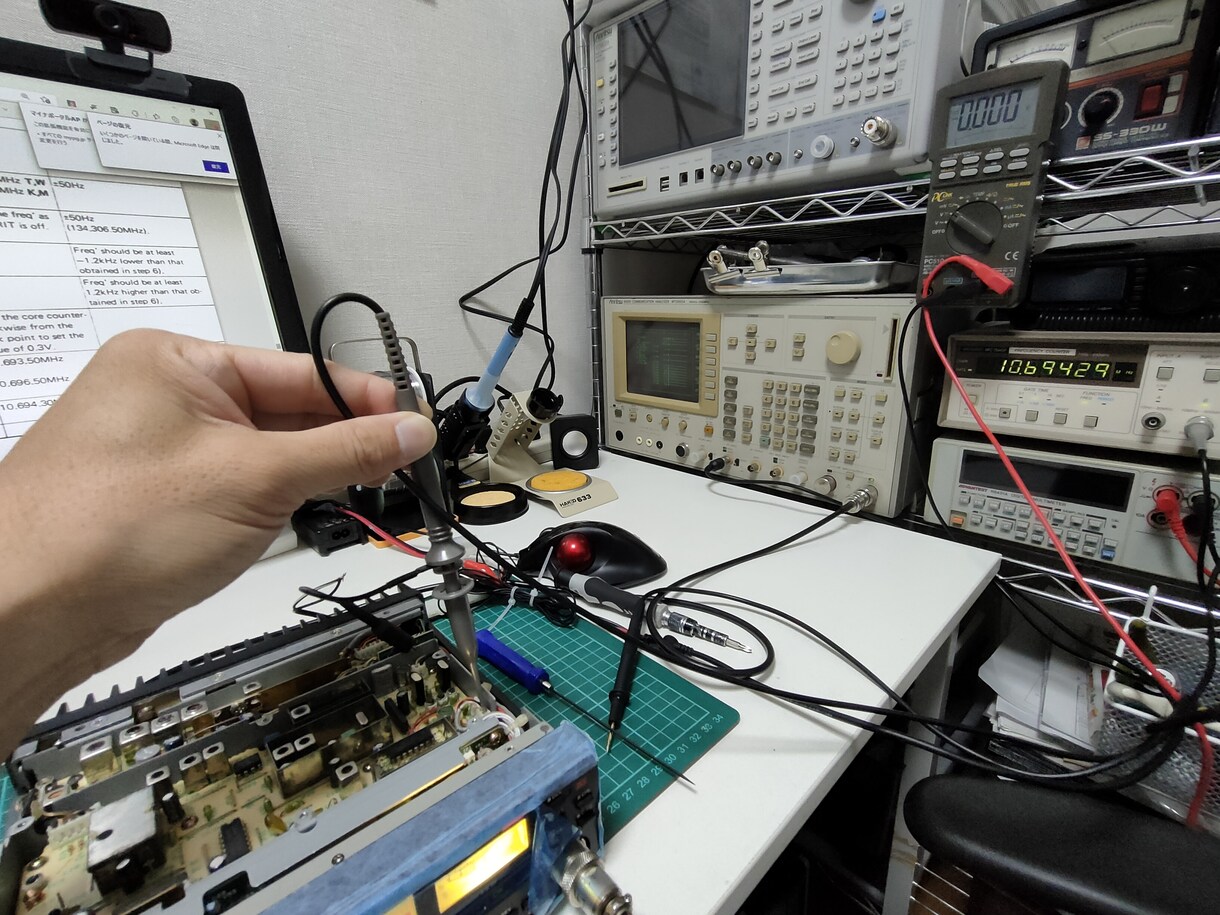 アマチュア無線　TR751/851　レストアします TR751/851年間修理件数40台以上の実績で修理します。 イメージ5
