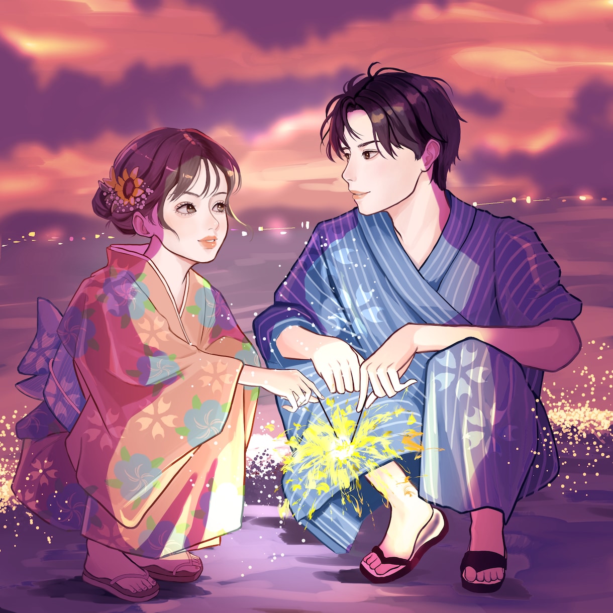 商用利用OK！！あなただけの人物イラスト描きます あなただけの為に全力で可愛いカッコいい全身イラスト描きます イメージ9
