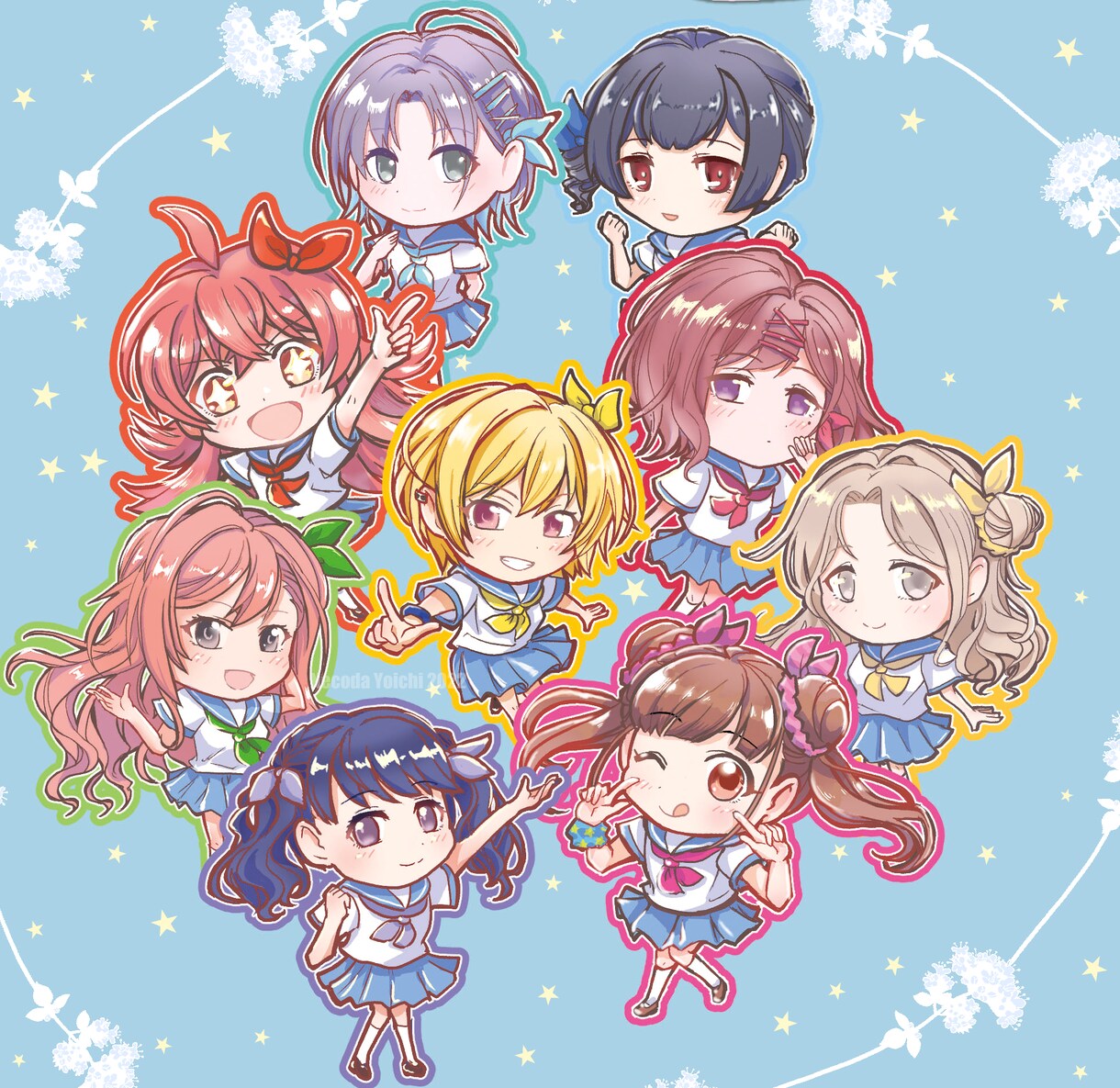 商用可！ちびキャラ(動物も可)なアイコン作ります オリジナルのSDキャライラストやアイコン制作のご助力致します イメージ2