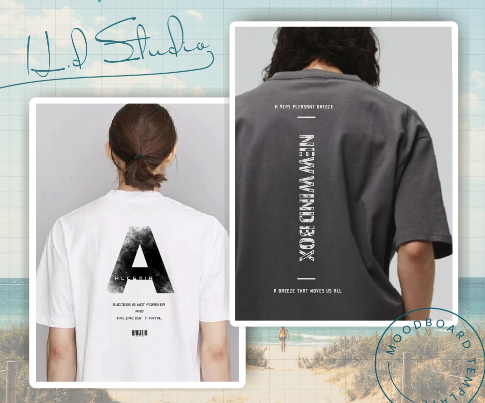 雰囲気のあるおしゃれなTシャツ・ロゴを作成します プロのアパレルデザイナーが際限なくオシャレにデザインします。 イメージ7