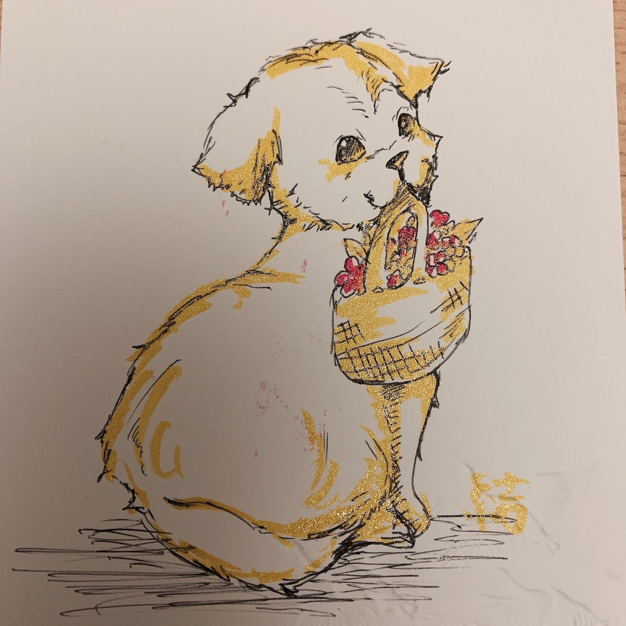 動物のイラスト描きます ボールペンを使用してあなたの好きな動物を描きます イメージ1