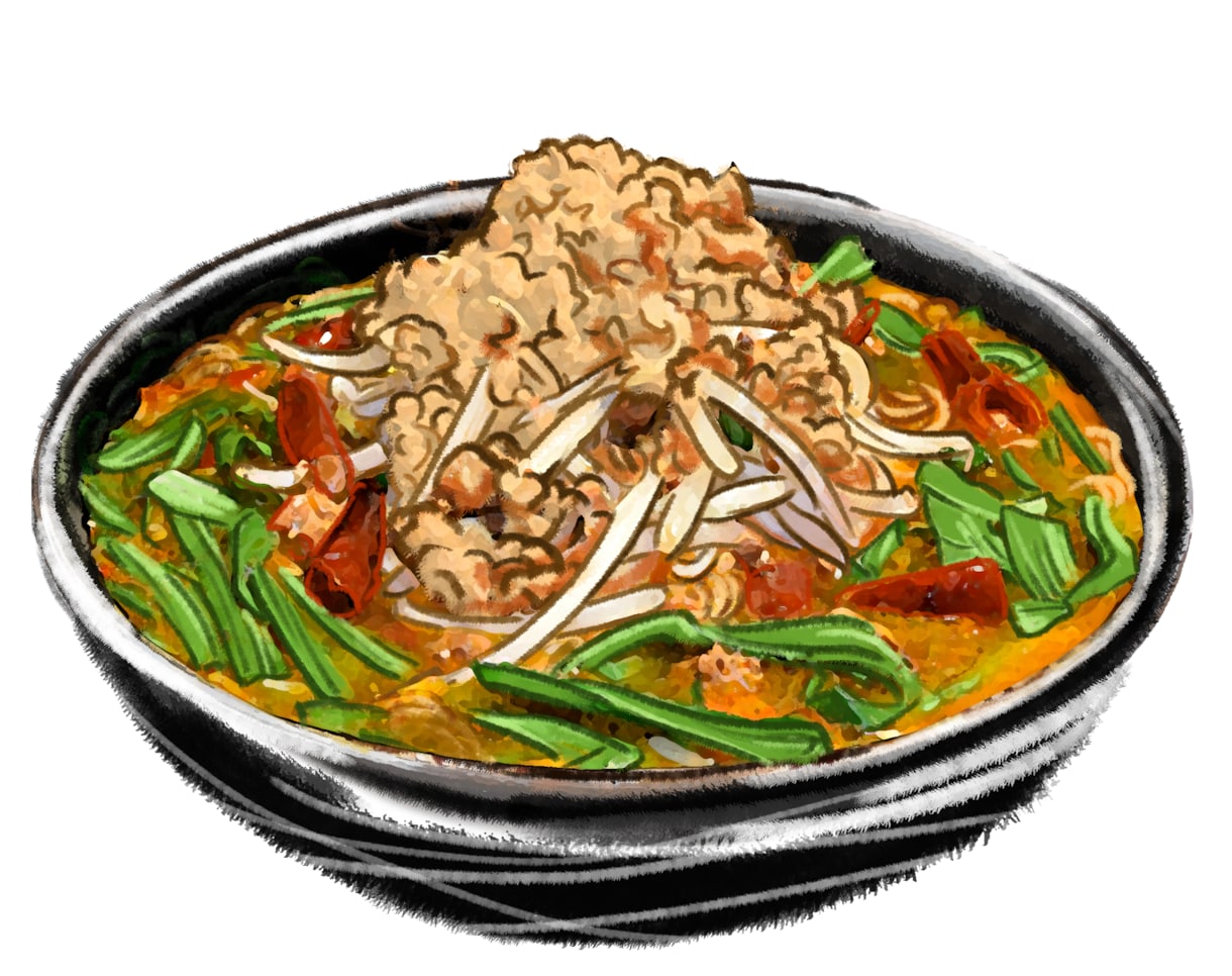 食品を和風イラストで制作します 看板等、多くの企業様からご利用頂いております。シズル感。 イメージ8