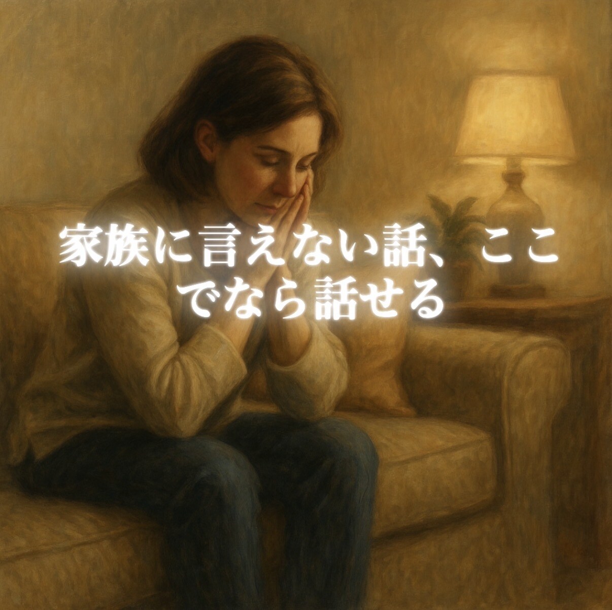 家族には言えない本音、ここで傾聴します “聞いてもらえるだけで救われる夜”のために。 イメージ1