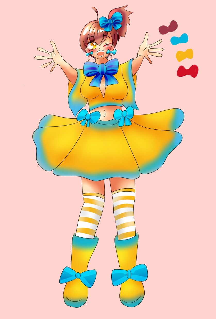 女の子を描きます かわいいミニキャラと女の子描きます。ご要望になるべく応えます イメージ2