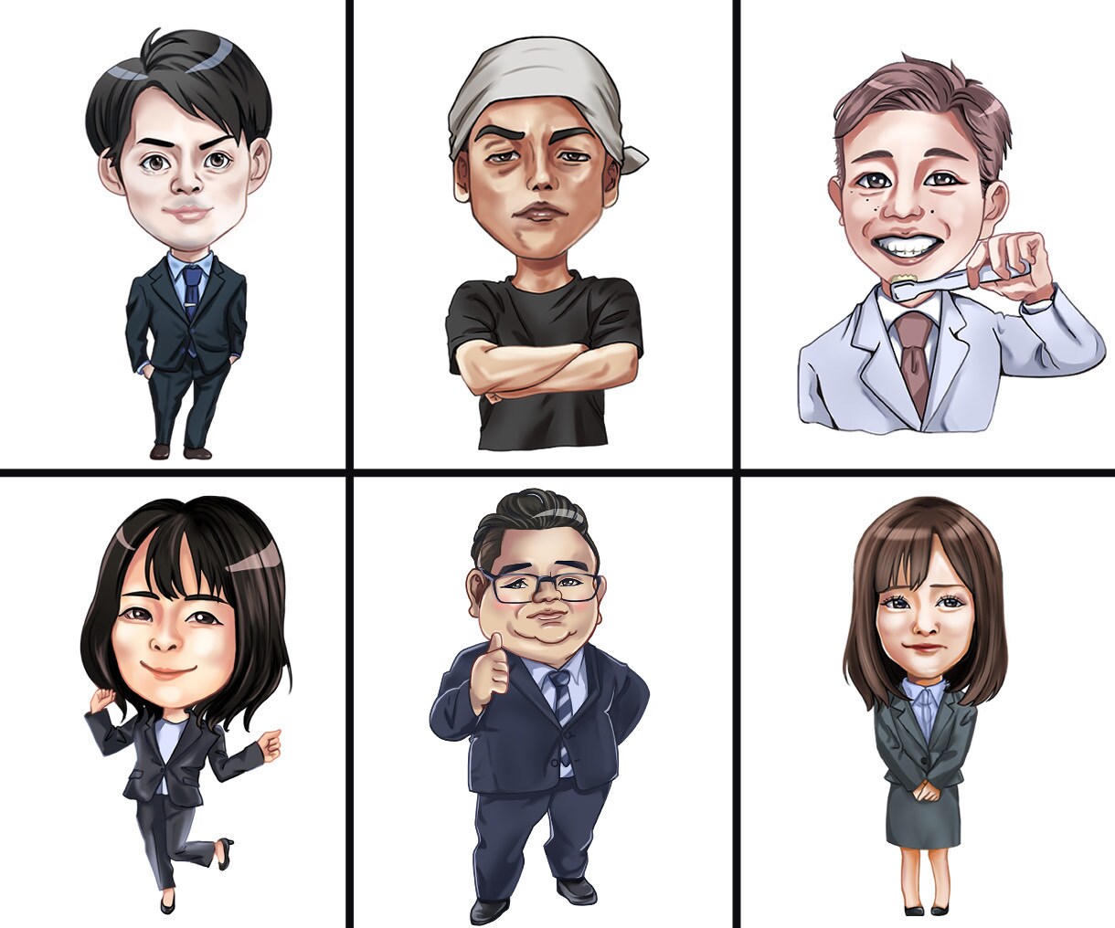 ちょっとリアルな似顔絵お描きします HP、名刺、snsのアイコンなどにご活用いただけます！ イメージ6