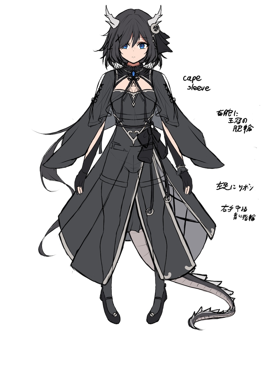 立ち絵をキャラデザからやらせていただきます ゲームや配信に使える魅力的な立ち絵が欲しい方に！ イメージ2