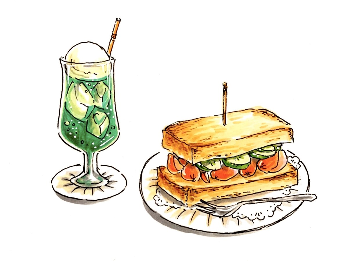 温かみのある絵柄でメニューイラスト描きます 喫茶店、カフェなどお店を経営している/しようとしている方へ イメージ3
