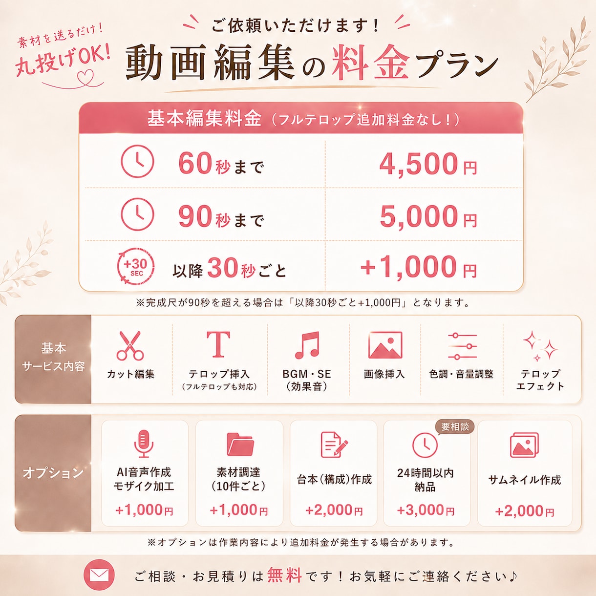 丸投げOK！SNSショート動画を編集します TikTok・Instagram・YouTube対応可能！ イメージ2