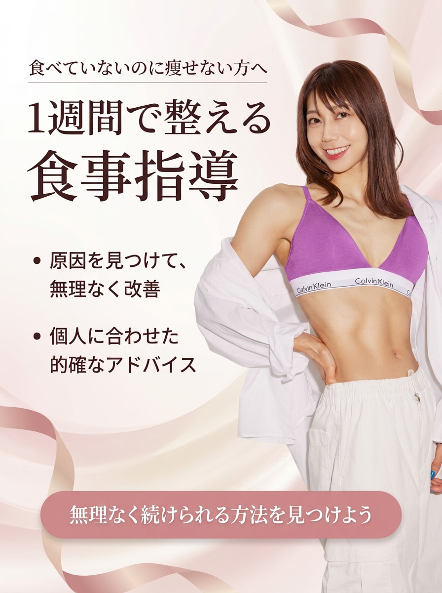 １週間食事サポートいたします オンラインカウンセリング付き!あなたの痩せない原因を特定 イメージ2