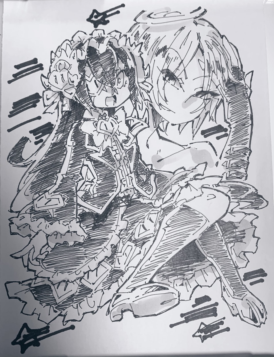 あなたの創作キャラクターのイラストを描きます 中頭身/ミニキャラ/アニメ塗り/かわいいタッチの絵柄 イメージ3