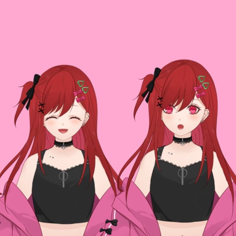 Vtuberのイラストをモデリングします Vtuberさんのパーツ分けイラストをLive2Dモデリング イメージ2