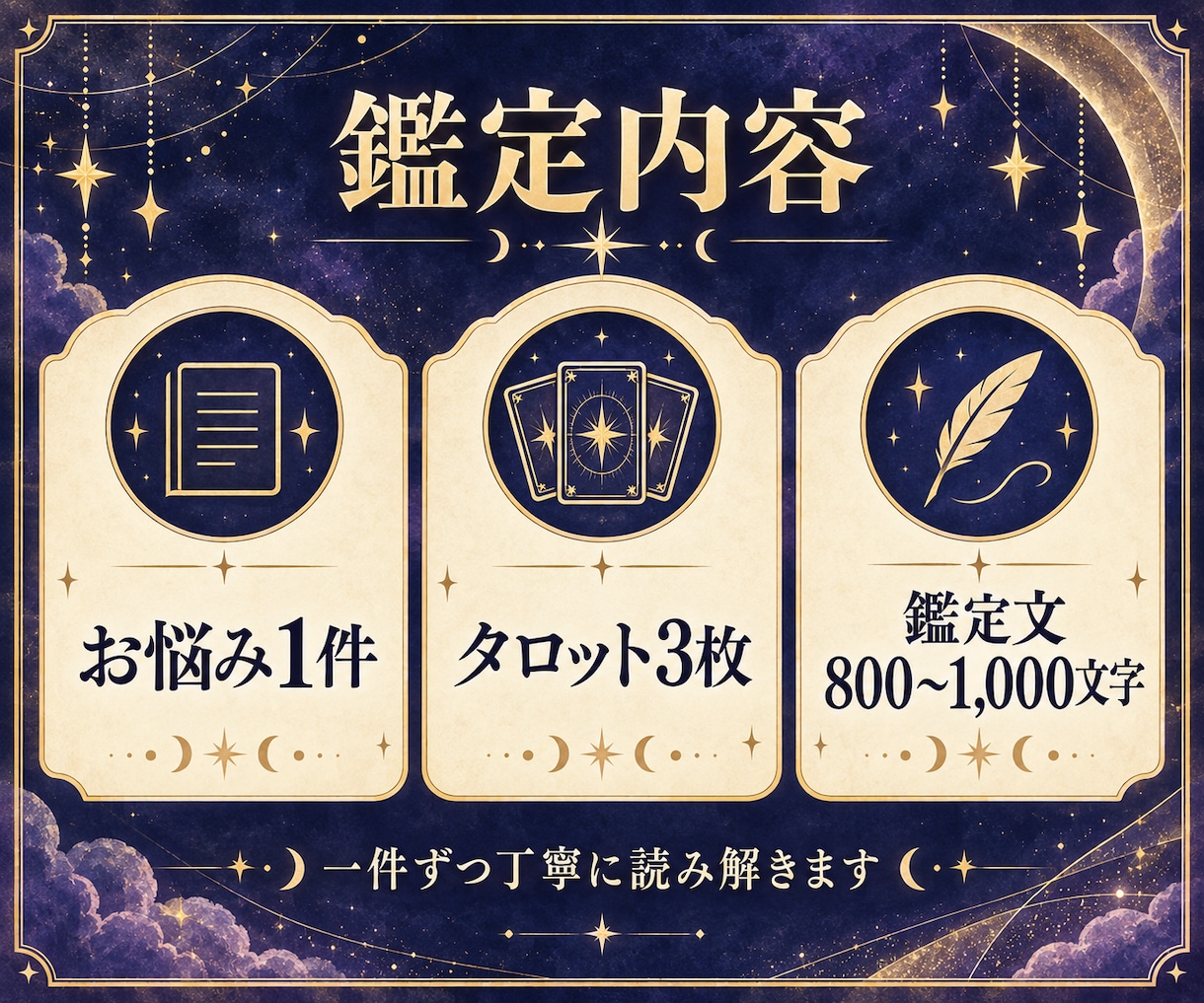 占い【9月限定価格】心の迷いをタロットで紐解きます 受付開始記念。お悩みを丁寧に読み解き、必要な言葉を届けます。 イメージ2