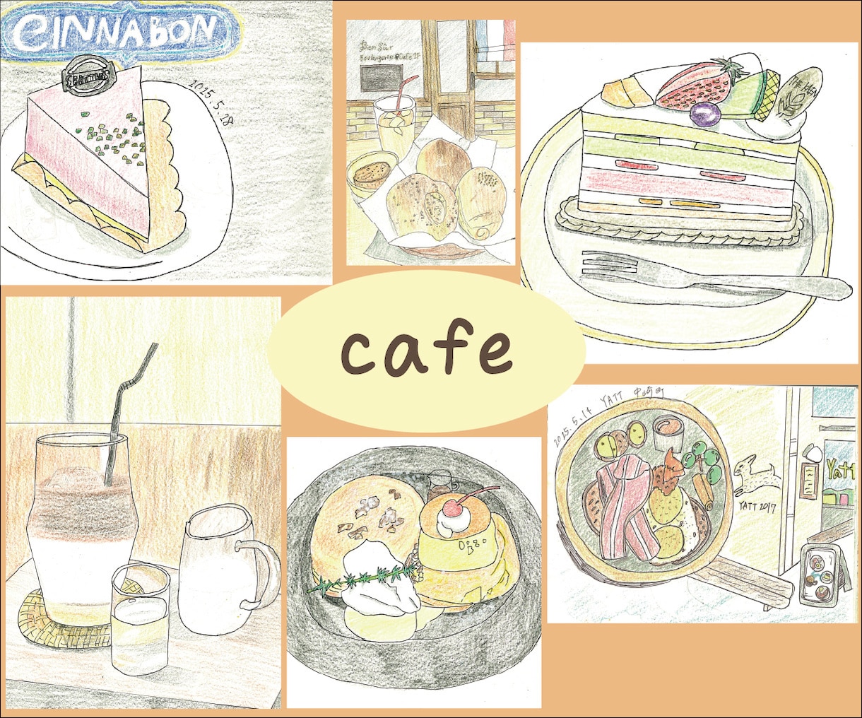 アナログ絵で、食べ物イラストを描きます ホッとする、美味しそうな絵を♪ イメージ2